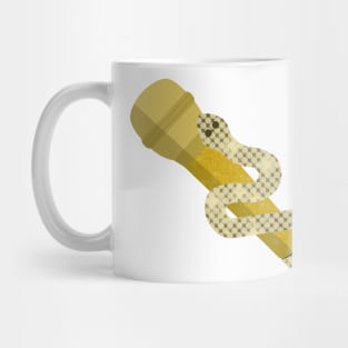 golden snake microphone reputation taylor fan art Mug